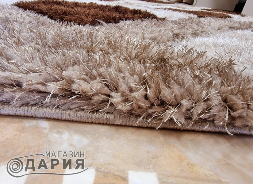 Тъкан килим 3D SHAGGY GRANDE 400 brown